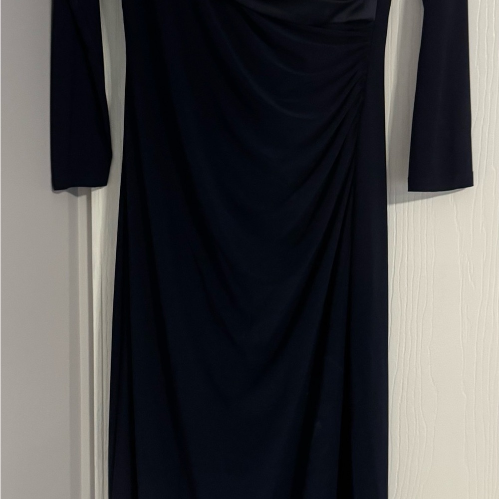 Lauren Ralph Lauren Dark Navy Long Sleeve Dress, size 12